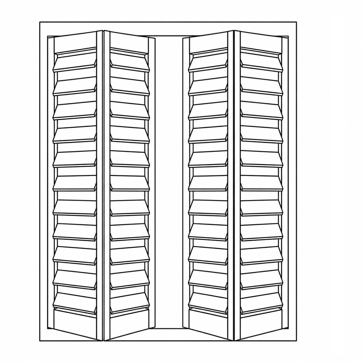 Bifold shutters
