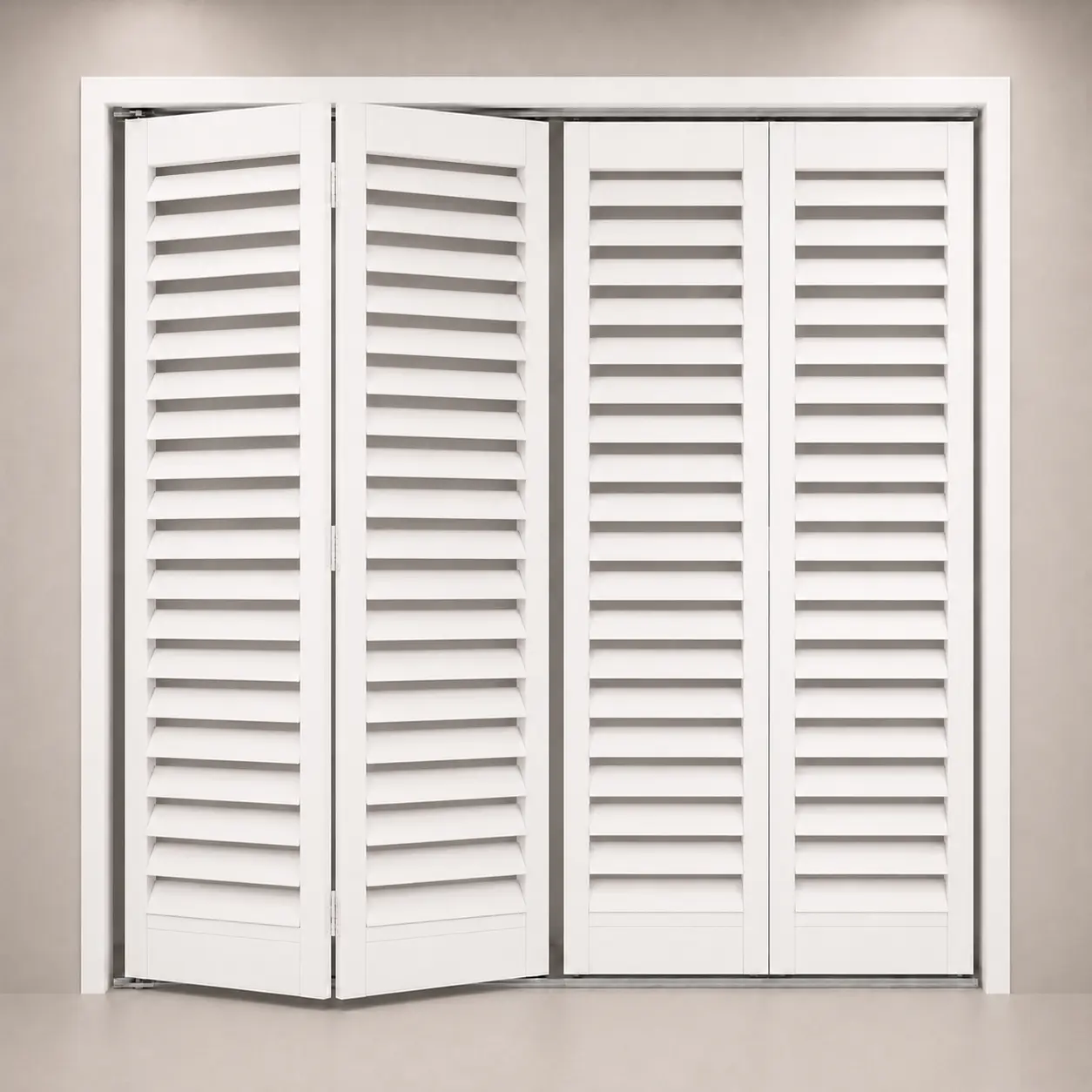 Tracked Shutters plantation shutters