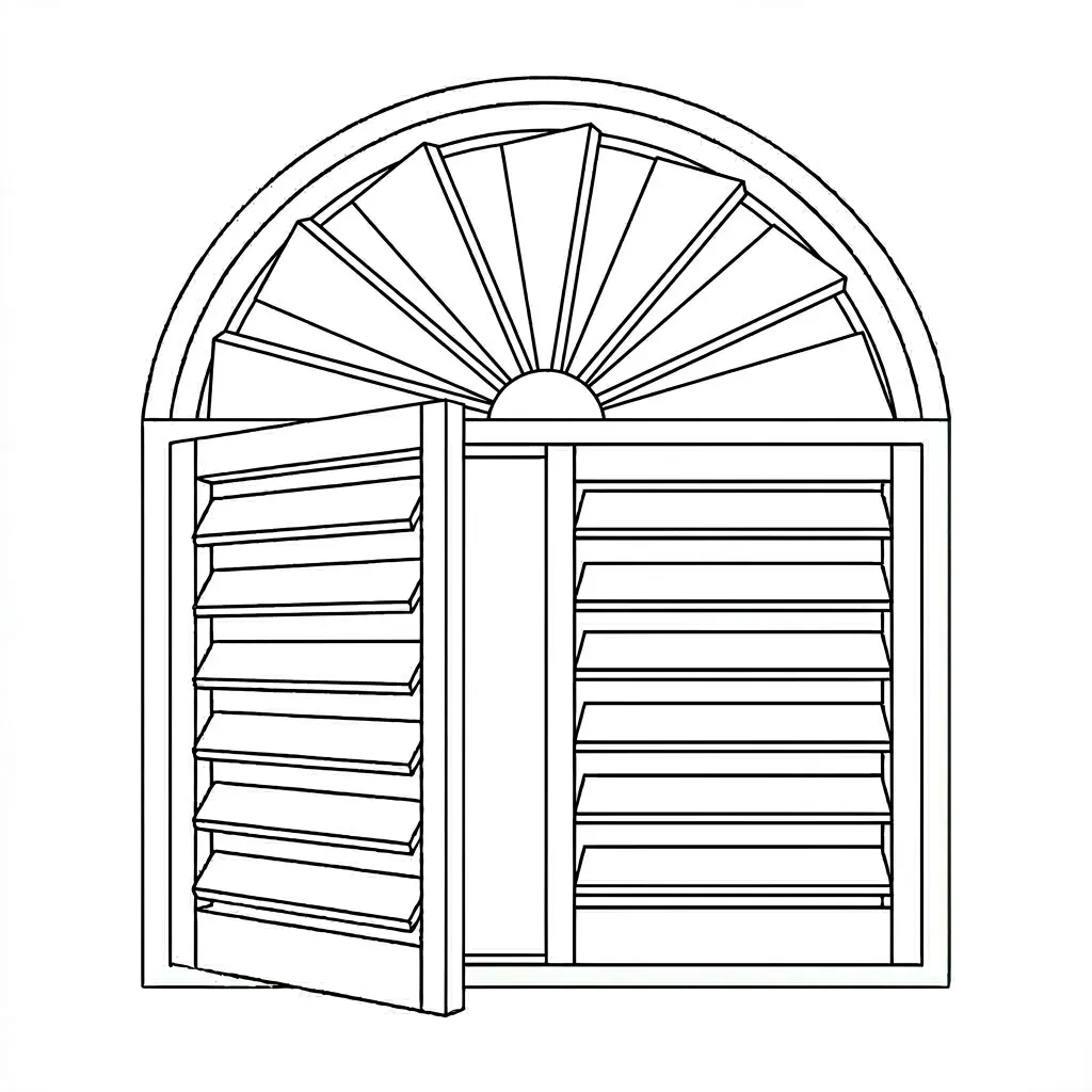 Shaped shutters