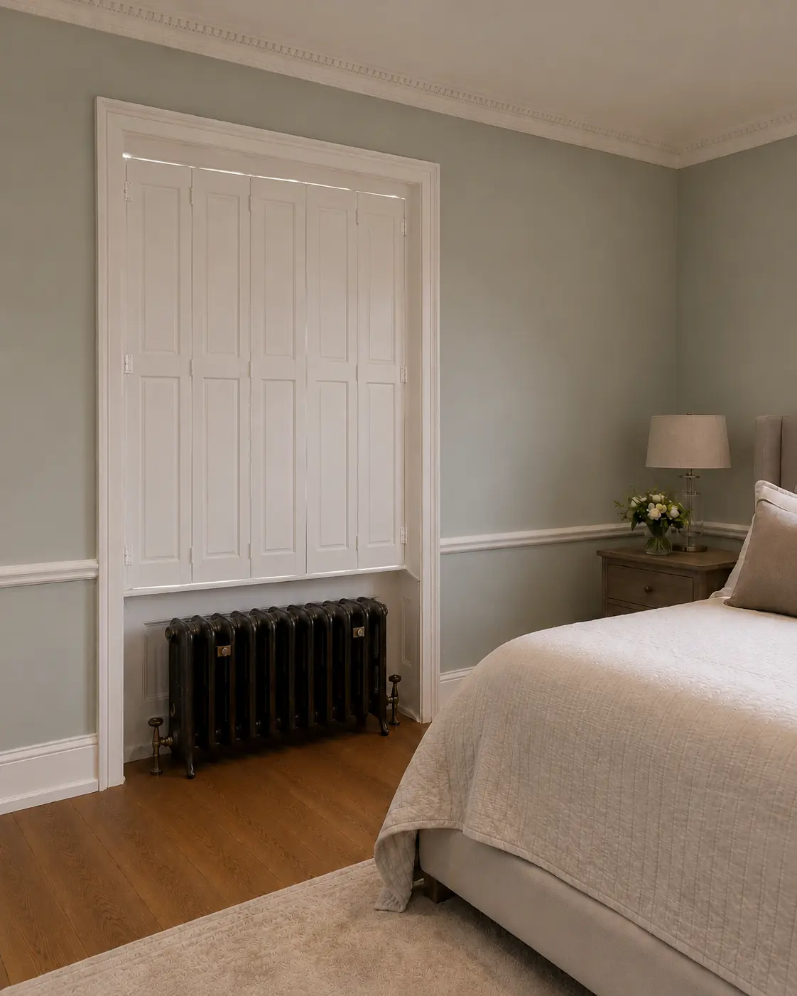 Solid Panel plantation shutters