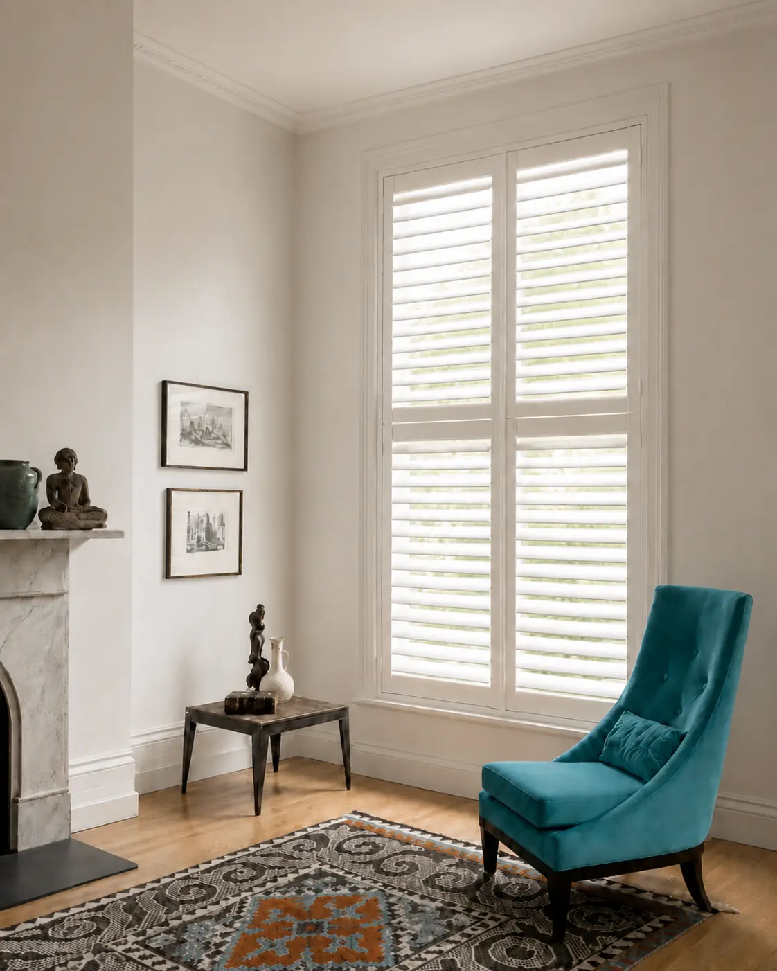 Tier on Tier plantation shutters