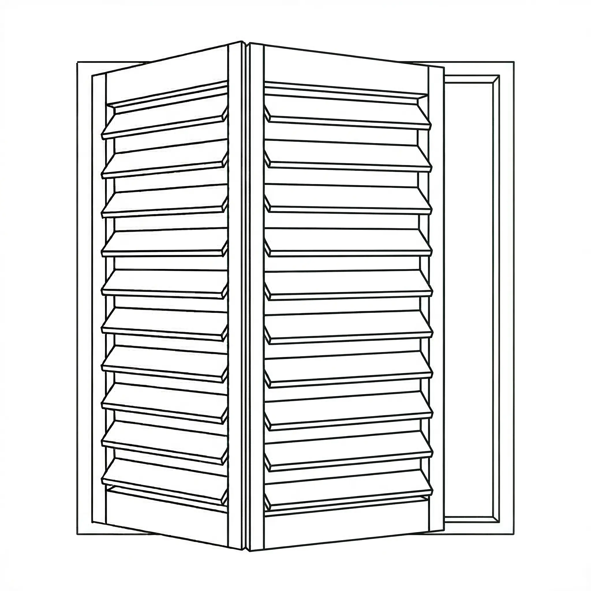 Tracked door shutters