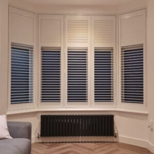 Affordable bay window shutters Molesey